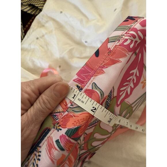 NWT Vera Bradley Rain Forest Canopy Coral Reactive RFID Hipster Tropical Monkey - Picture 12 of 14